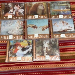 Millennium Collection Classical Music CD Set - Brown 8 bundle